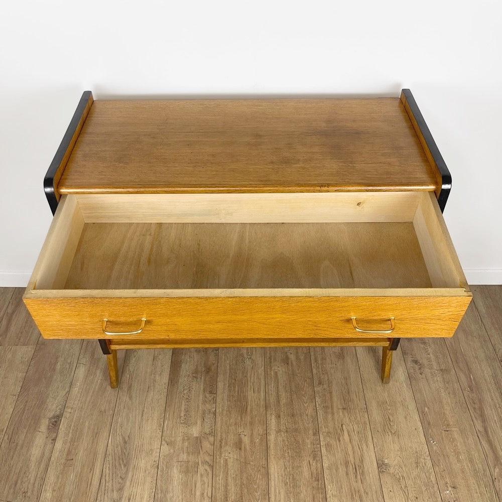 Commode scandinave pieds compas années 60