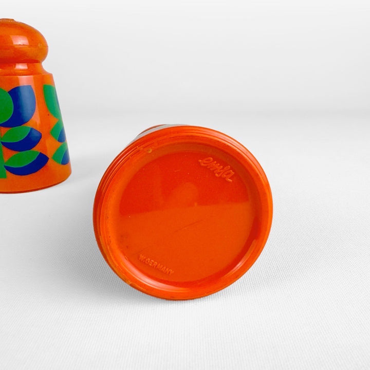 Salière et poivrière plastique Flower Power Emsa 70'S