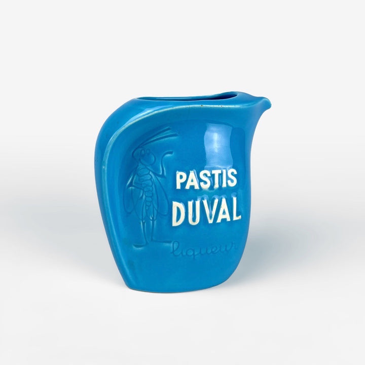 Pichet bleu Pastis Duval vintage