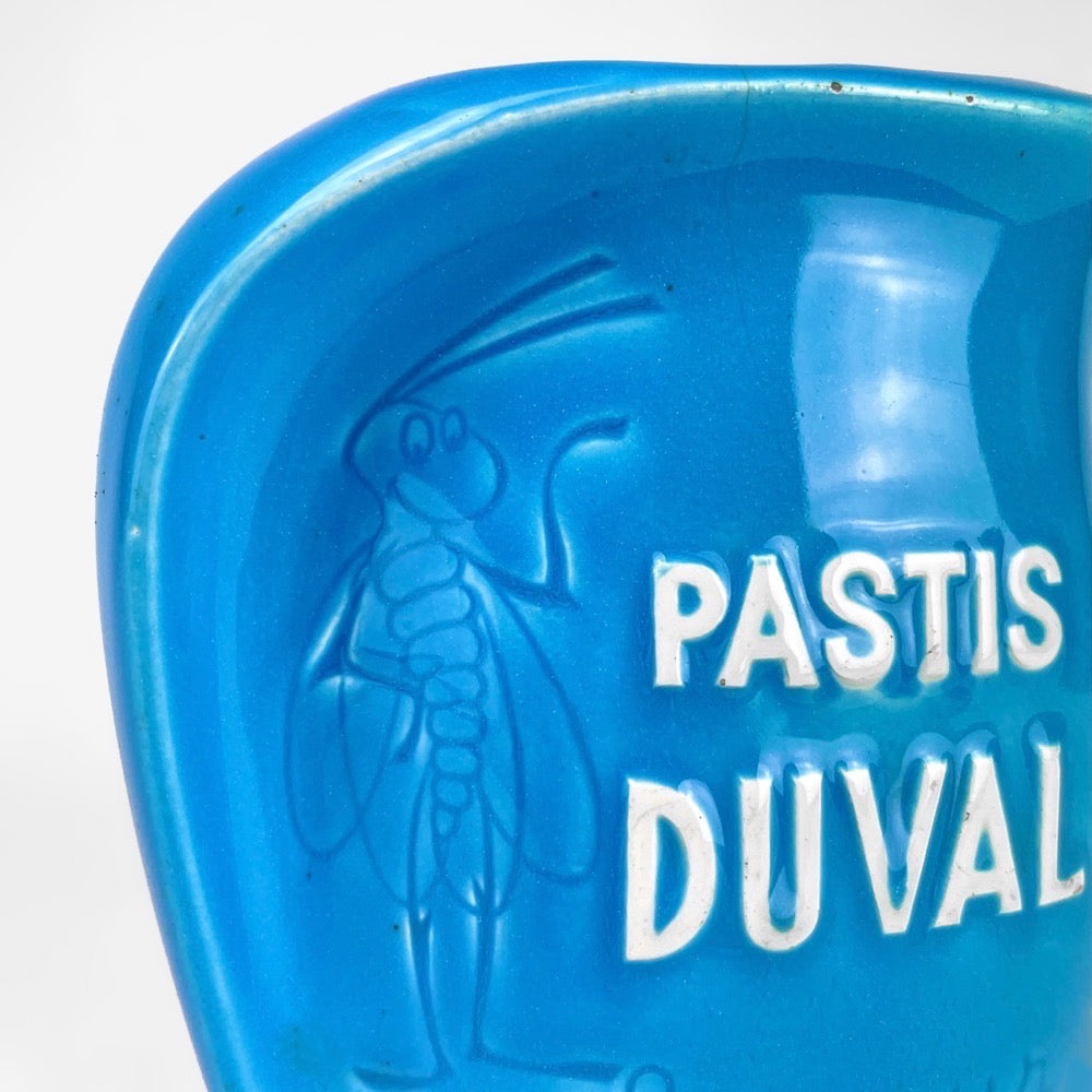 Pichet bleu Pastis Duval vintage